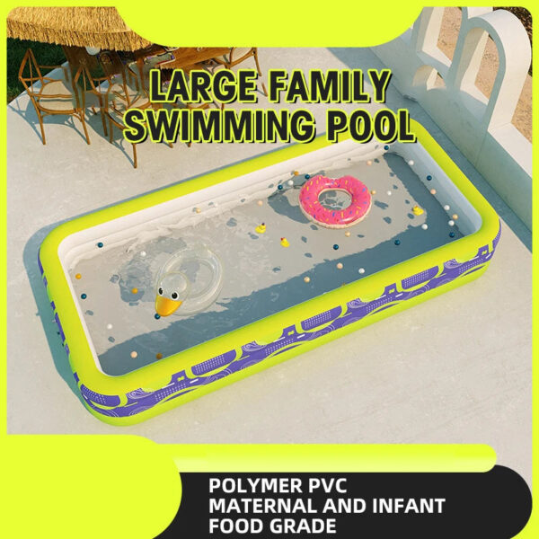 Big Swimming Pools 210CM Inflatable Swimming Pools Outdoor Portable For Kids Family Babies Bath country house Removable Pools - Image 4