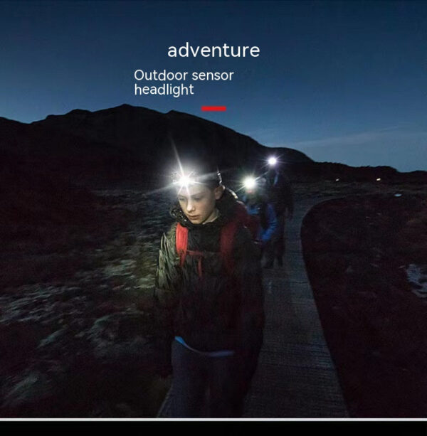 Lightweight USB Charging Induction Headlamp - Camping Essential - Image 9