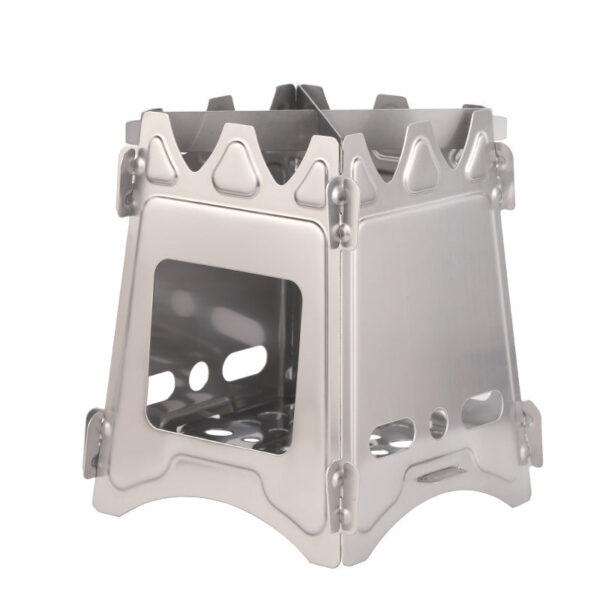 Portable Stainless Steel Folding Camping Stove - Outdoor Camping - Image 3