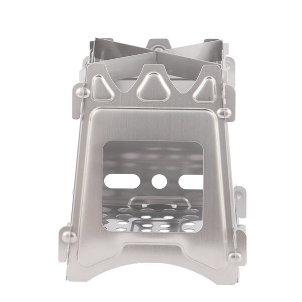 Portable Stainless Steel Folding Camping Stove - Outdoor Camping - Image 6